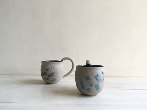 Handcrafted ceramic mugs by Rekha Goyal seen at Mumbai, Mumbai | Wescover