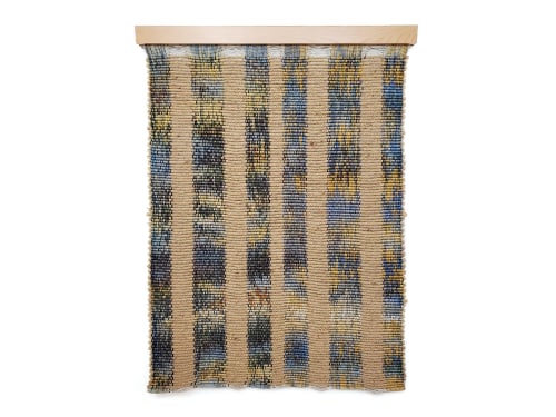 Earthen Stripe | Tapestry in Wall Hangings by Jessie Bloom
