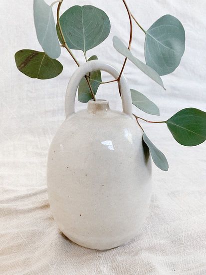 Daan Vase with Handle | Vases & Vessels by Mary Lee