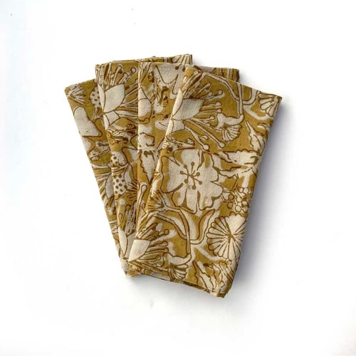 Hope Napkins | Set of 4 | Linens & Bedding by ichcha