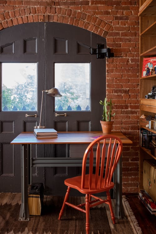 INDUSTRIAL DESK | Furniture by Christian Thomas Designs | Private Residence, Providence in Providence