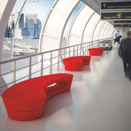 Boomerang Bench | Benches & Ottomans by Peter Pepper Products