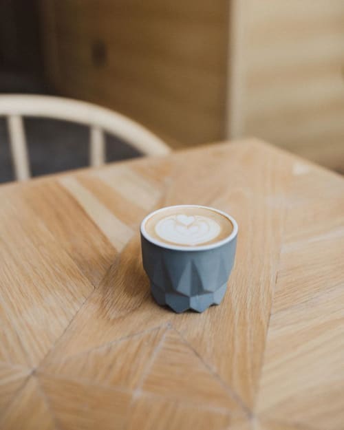 Espresso Cup No. 1 | Cups by Tiny Badger Ceramics | Deeply Coffee in Orlando
