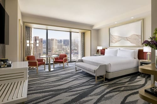 Line Paintings at Resorts World in Las Vegas | Paintings by Tracie Cheng | Resorts World Las Vegas in Las Vegas