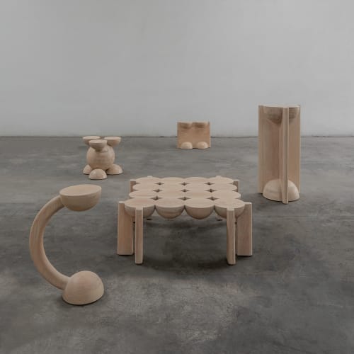 BLEO Auxiliary Table Oak Daniel Couttolenc | Side Table in Tables by Daniel Couttolenc