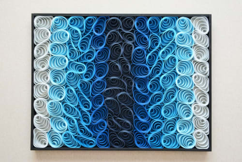 No. 16 Acoustic Diffuser Panel - Gradient Modern Abstract | Wall Hangings by Joseph Aurelius