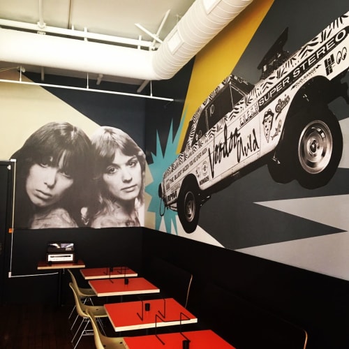 Celebrities | Murals by Cheyenne Randall aka INDIANGIVER | Revolution Pizza Music in Seattle
