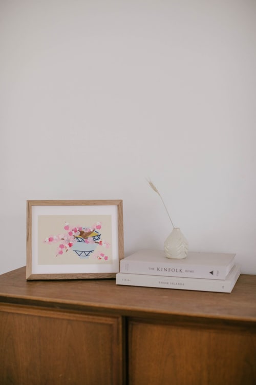 The Yuki  8x10 Original Cut Paper Artwork | Mixed Media by Neets