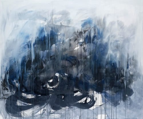 Untitled Series 05 | Oil And Acrylic Painting in Paintings by Lisa Ochowycz