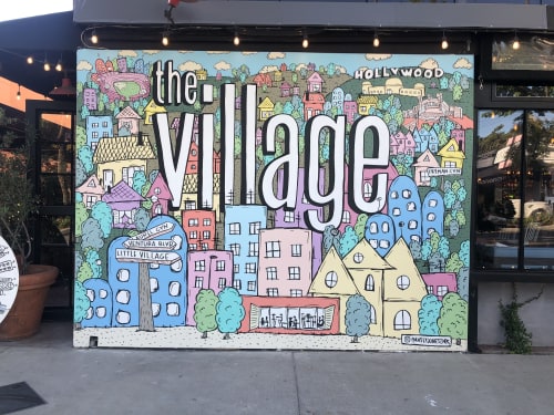The Village | Murals by "Kasey Jones, Ink." | The Village in Los Angeles