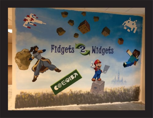 Fidgets & Widgets School mural | Murals by Jose Solis Creative Art Services
