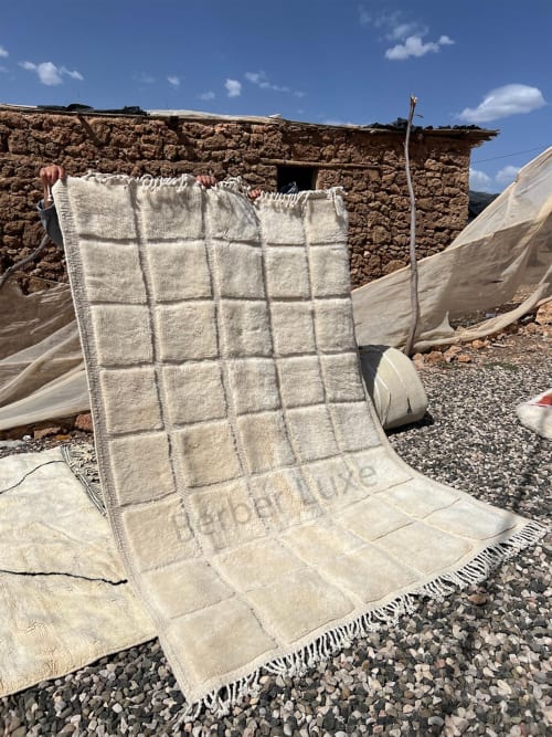 Cozy White Area Rug, Soft Plush Shag Carpet | Rugs by Berber Luxe