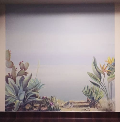 Waiting Room with View | Murals by Very Fine Mural Art - Stefanie Schuessler | Antelope Valley Cancer Center - Mukund Shah MD in Palmdale