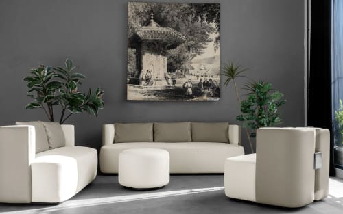 Papillonne Two Seater Sofa Beige - Faux Leather | Couch in Couches & Sofas by LAGU