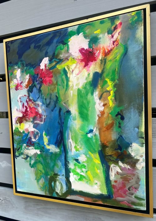 Porch Drinking | Mixed Media by Susan Skelley
