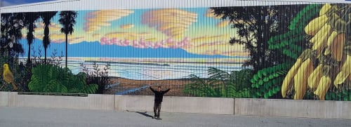 Good Morning Golden Bay | Street Murals by Christopher Finlayson