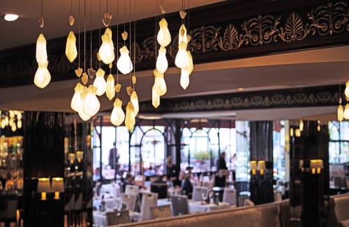 The Sublimated Light - Fouquet's Bar and Restaurant Cannes | Chandeliers by Beau&Bien | Bar Galerie Fouquet's Cannes in Cannes