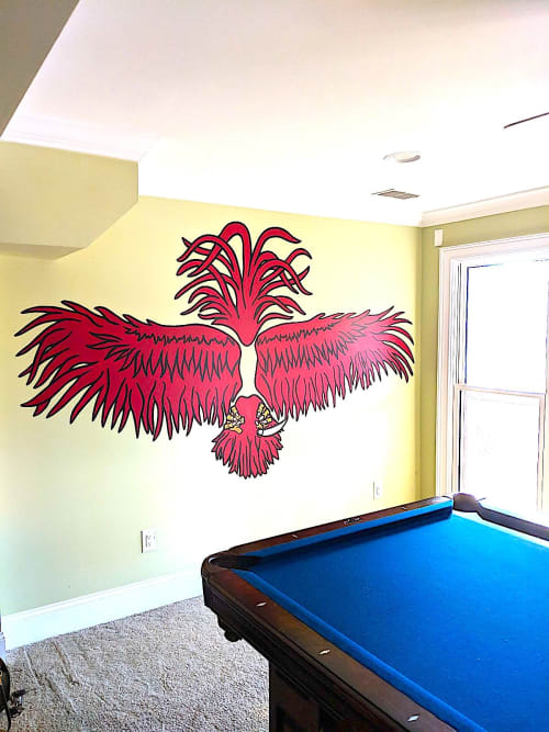 USC Gamecock Wings | Murals by Christine Crawford | Christine Creates