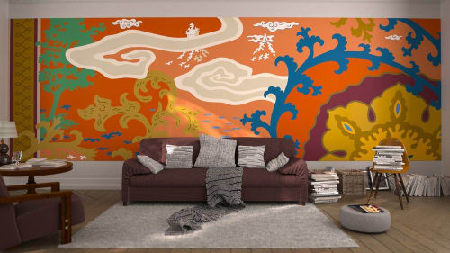 Mansion 2 (Zenith) | Wallpaper in Wall Treatments by Paulin Paris Studio