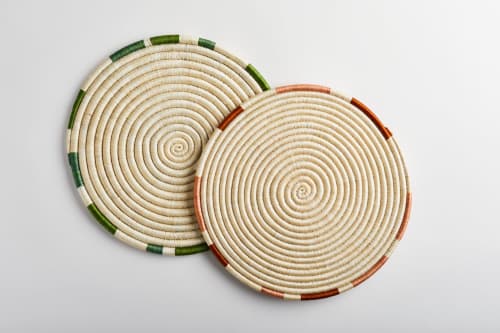 Monserrate Simple Round Placemat | Tableware by Zuahaza by Tatiana | Finca San Felipe in La Calera