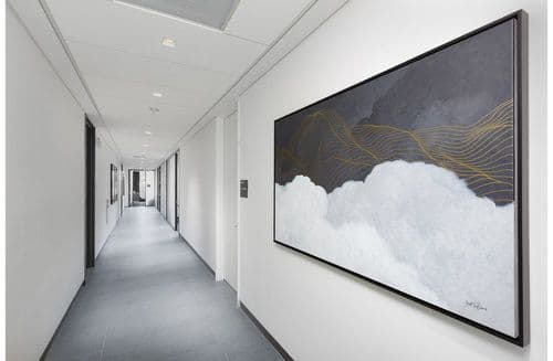 Faint Outlines | Paintings by Tracie Cheng | The Health Center at Hudson Yards in New York