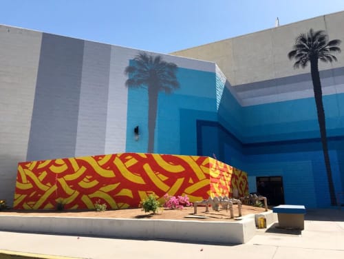 m MOYA pattern | Murals by MOYA | Westfield Palm Desert in Palm Desert