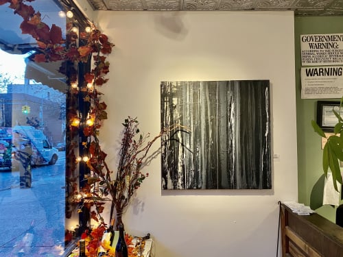 "Fade Out". Painting | Paintings by Alice Lipping | Astoria Park Wine & Spirits in Queens