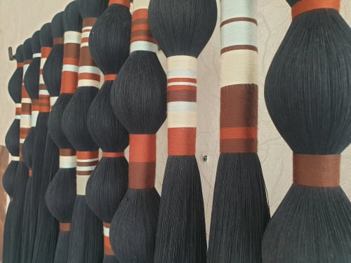 Boho woven wall hanging large wall weaving tapestry | Macrame Wall Hanging in Wall Hangings by Sarmal Design