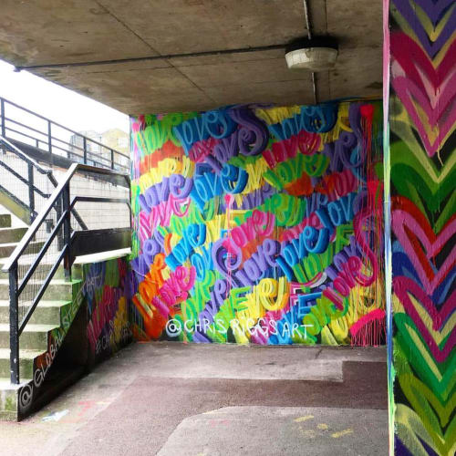 Love Mural | Street Murals by Chris Riggs | Global Street Art in London