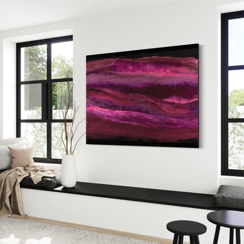 Moonshadow Original Resin Painting | Paintings by MELISSA RENEE fieryfordeepblue  Art & Design | Salon Platinum - Aliso Viejo, Orange County, CA in Aliso Viejo