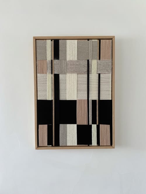 Woven Wall Art Frame - Masonry 005 | Tapestry in Wall Hangings by Anita Meades