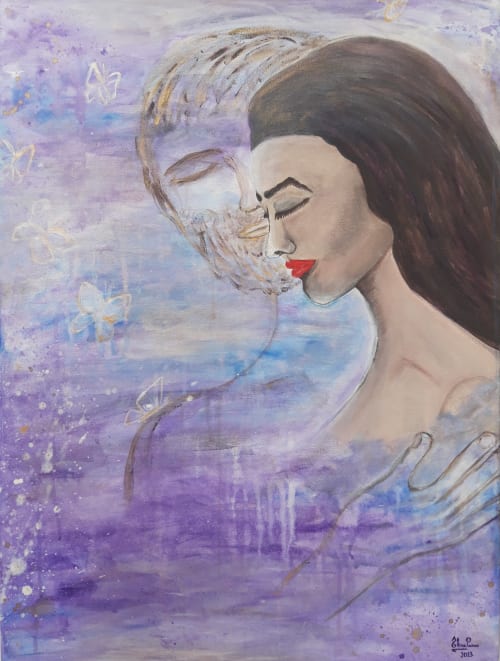 You are always loved | Oil And Acrylic Painting in Paintings by Elena Parau