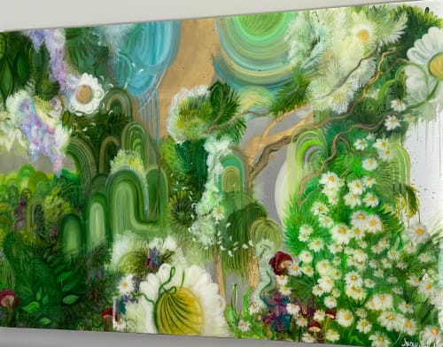 absinthe | Oil And Acrylic Painting in Paintings by Amanda M Moody | Burton James in City of Industry