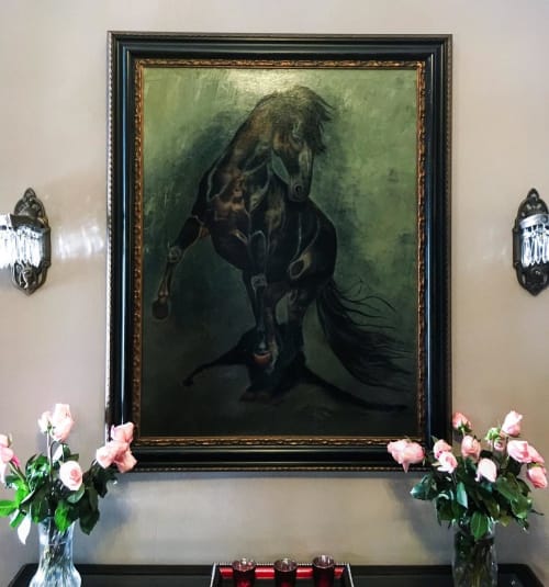 “Paris” Painting | Oil And Acrylic Painting in Paintings by Eryn Tehan