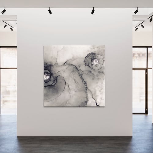 Blooms-BWR1 Canvas Print | Prints by MELISSA RENEE fieryfordeepblue  Art & Design