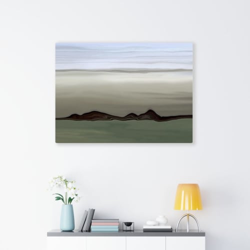 Brown Mountains 6463 | Art & Wall Decor by Petra Trimmel