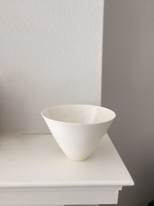 Handmade porcelain bowl | Cups by Joanna Ling Ceramics | Private Residence - London, UK in London