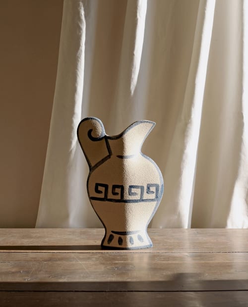 Ceramic Vase ‘Greek Pitcher N°2’ | Vases & Vessels by INI CERAMIQUE