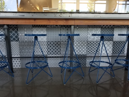 Tripod Barstools | Chairs by Marco Bogazzi | Whole Foods Market in Riverdale Park