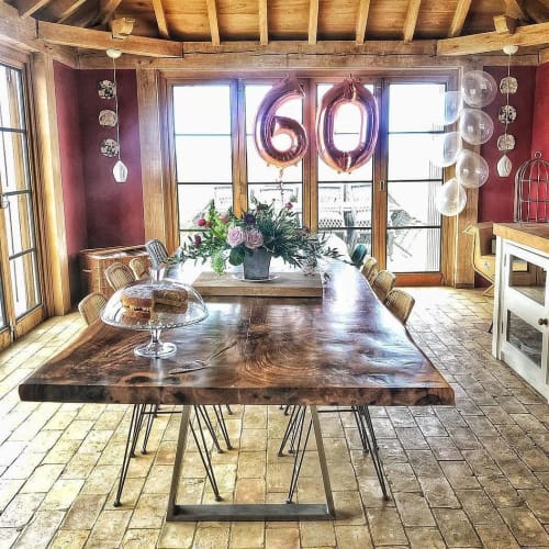 English Walnut  Dining Table | Tables by Handmade in Brighton | Wilderness in Saxmundham