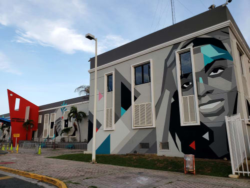 Mural for Port Authority of Puerto Rico | Murals by Spear Torres | Autoridad de los Puertos de Puerto Rico in San Juan
