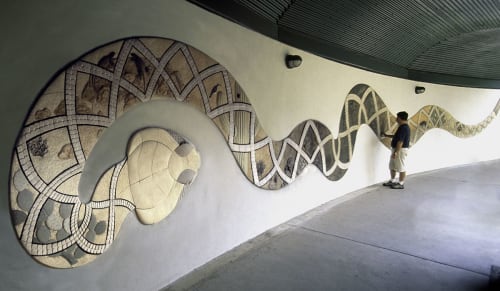Sonoran Snake | Public Mosaics by Nancy Selvage