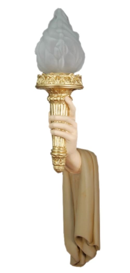 Lamp wall flare wonderful hand painted in Europe | Lamps by ultimate European