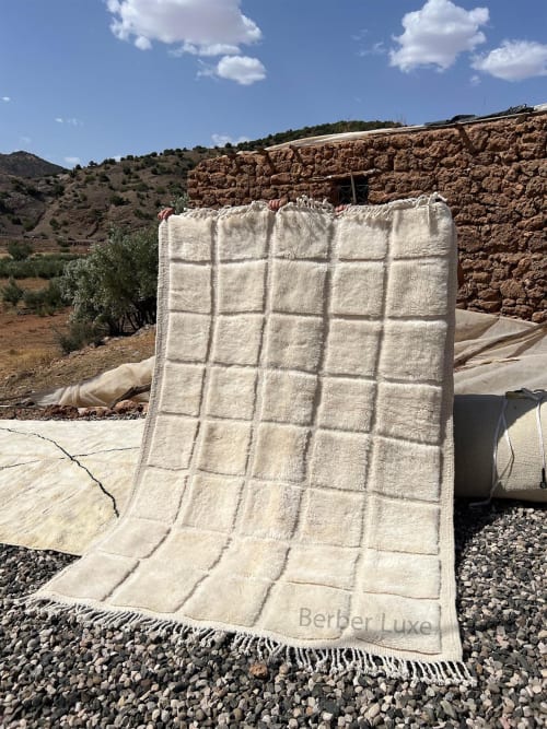 Cozy White Area Rug, Soft Plush Shag Carpet | Rugs by Berber Luxe