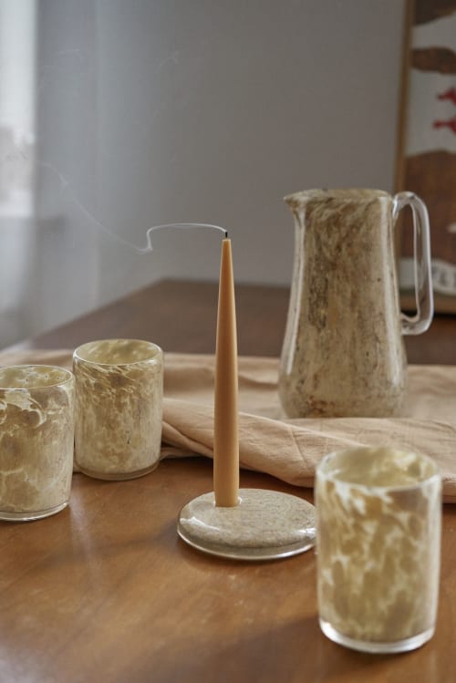 Hand Blown Glass Tumbler | Drinkware by Creating Comfort