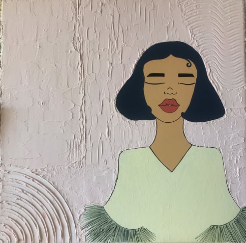 "Peaceful Reminders" #2 | Oil And Acrylic Painting in Paintings by Peace Peep Designs