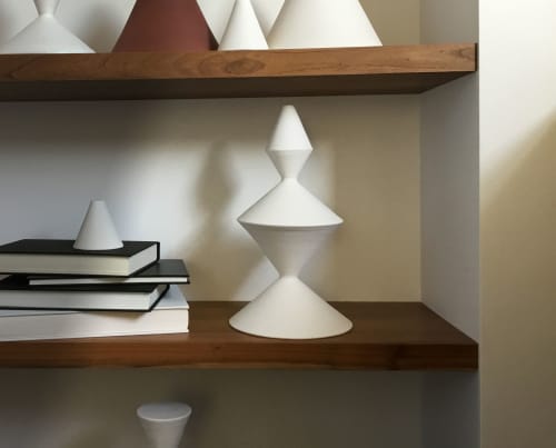 Ceramic Cone Sculpture 13 | Ornament in Decorative Objects by Zuzana Licko