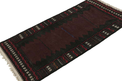 Vintage Afghan Baluch Kilim Runner Rug, with Geometric | Rugs by Rug and Kilim