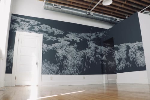 Lost in a fiction, 24 hours, Custom wall drawing | Murals by Kevin Townsend | MyCutsTravel in Kansas City