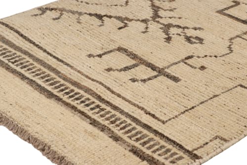 Rug & Kilim’s Modern Classics Rug in Beige with Brown | Rugs by Rug and Kilim